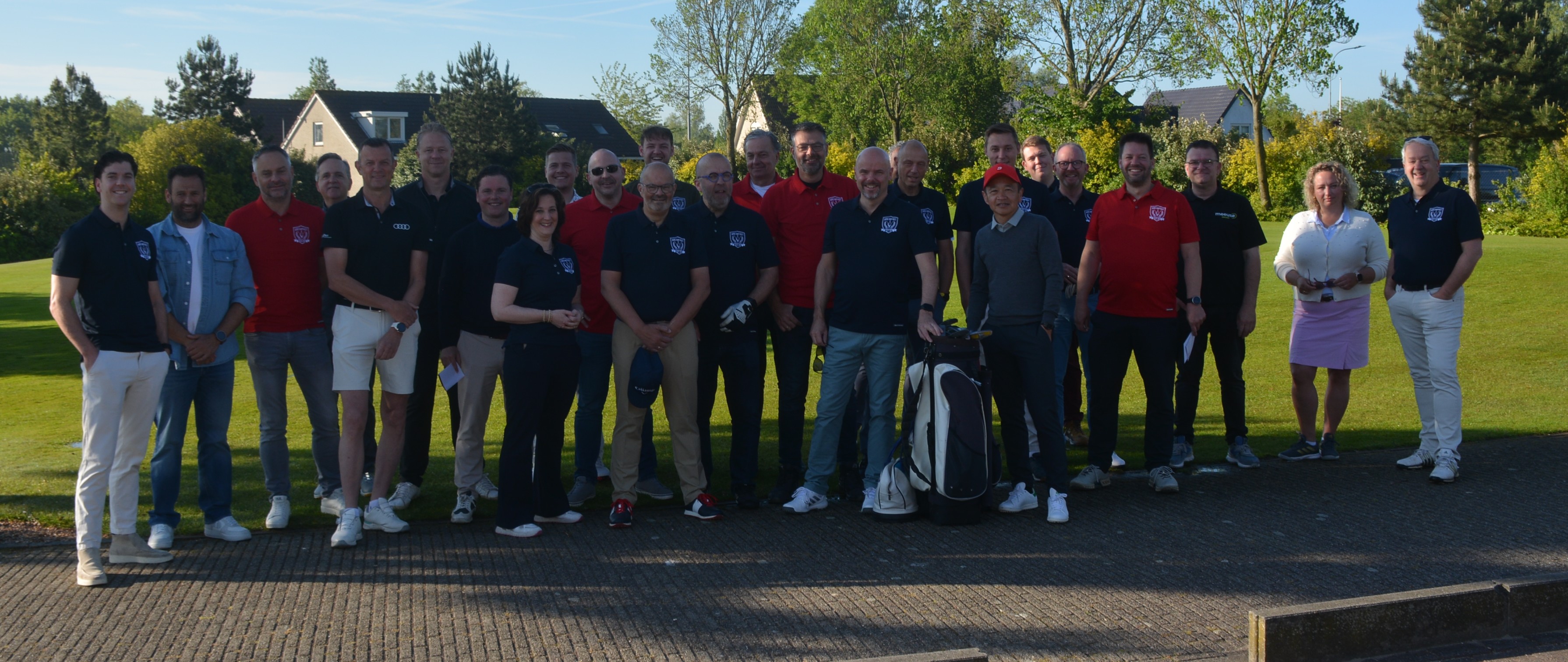 Leden op de golfbaan